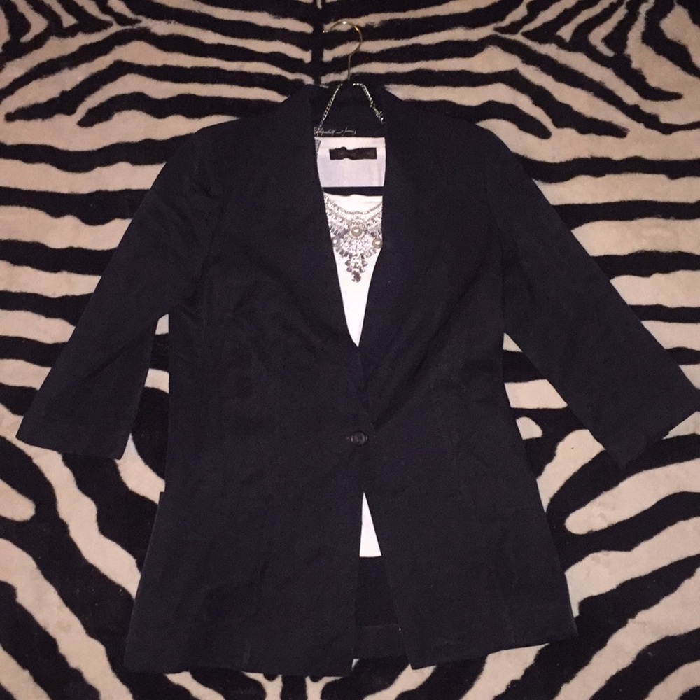 Elizabeth and James blazer